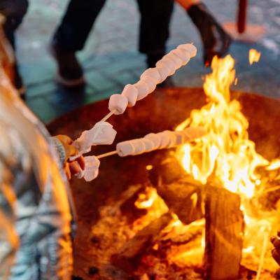 Marshmallows roosteren